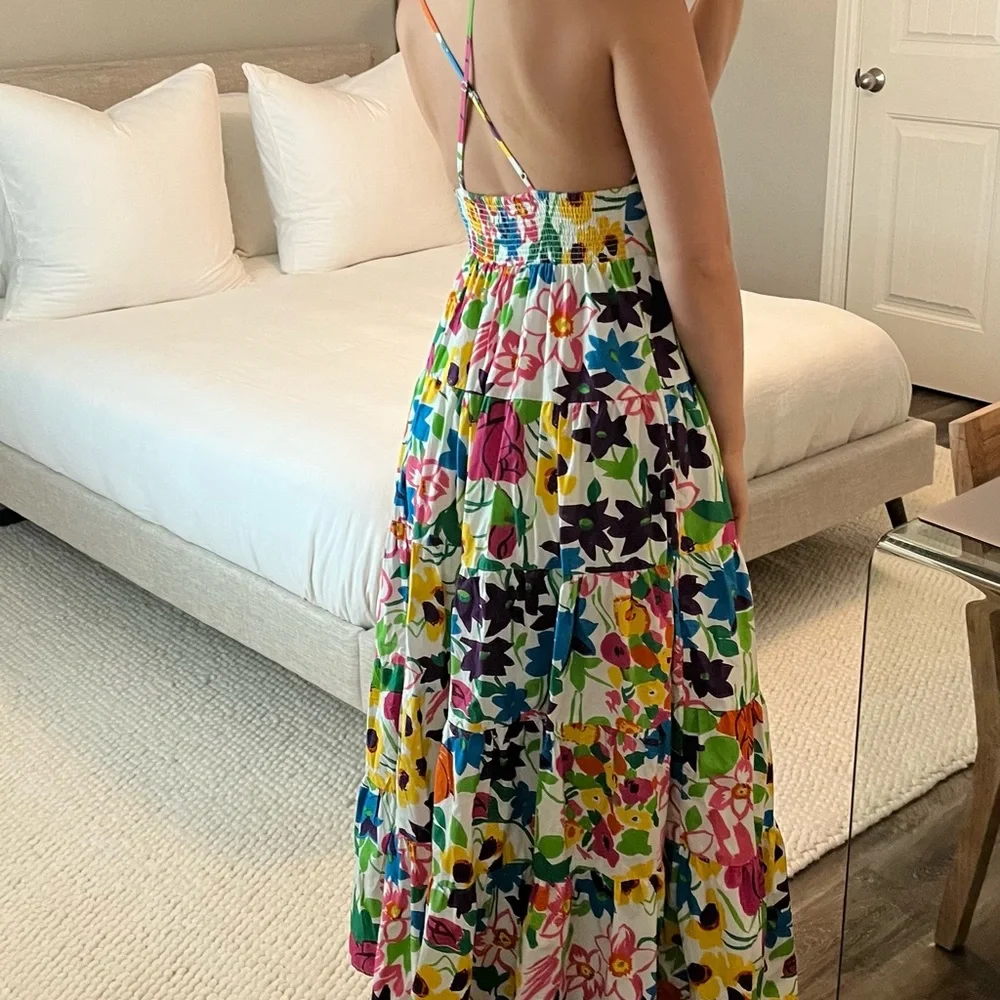 J Crew Floral Maxi Dress - Picture 8 of 9